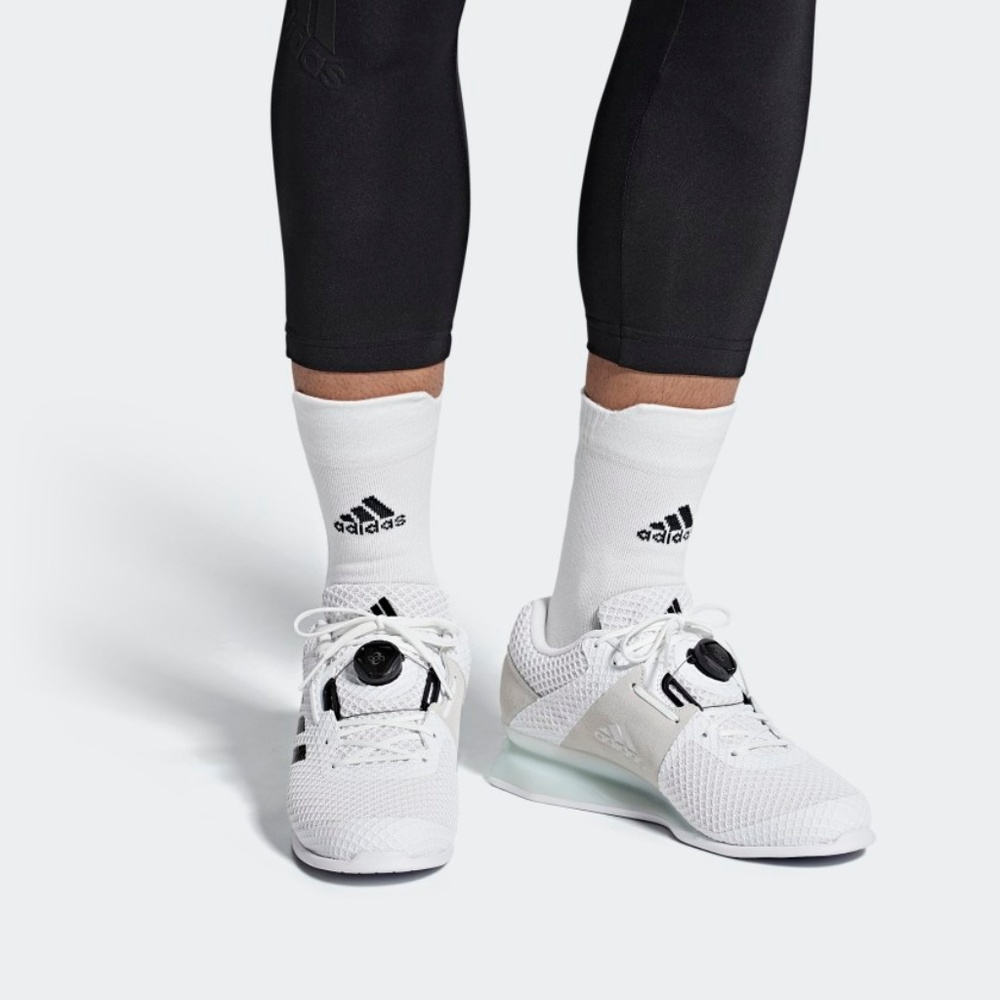 Adidas Leistung 16 II Men's Weightlifting BOA Shoe - Picture 2 of 8